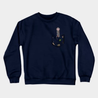 Zombie Cat Paw Crewneck Sweatshirt